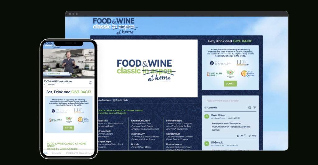 Food & Wine’s iconic charity gala goes virtual